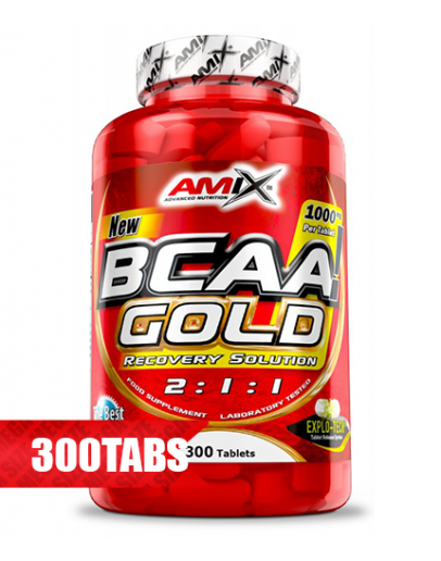 Amino acids AMIX BCAA Gold 300 Tabs.