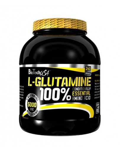 BIOTECH USA 100% L-Glutamine 0.240 kg./0.500 kg