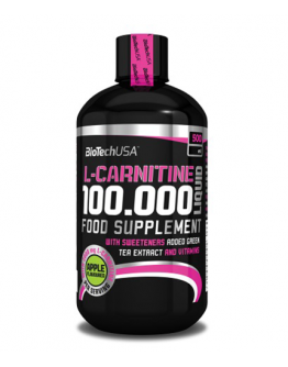 Ultra-concentrated liquid form of L-Carnitine BIOTECH USA L-Carnitine 100.000 / 500 ml 