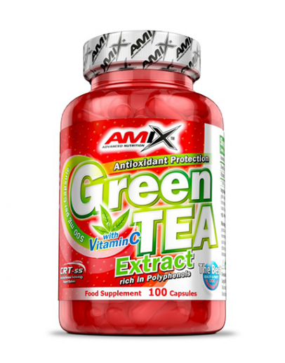 AMIX Green Tea Extract /with Vitamin C/ 100 Caps.