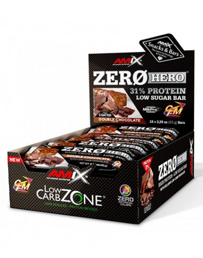 AMIX ZeroHero Protein Bar / 15x65g.