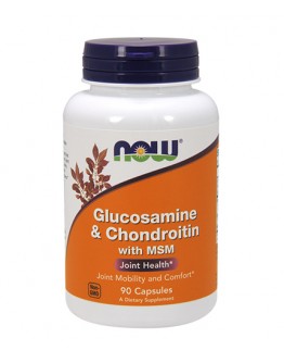 Stable recovery NOW Glucosamine & Chondroitin with MSM / 90 Caps.