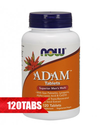 NOW ADAM™ Superior Men's Multiple Vitamin / 120 Tabs.