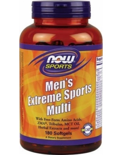 NOW Mens Extreme Sports Multivitamin / 180 softgels