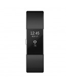 Smartwatch, Fitbit Charge 2 Black Silver (6.7-8.1 in), Large