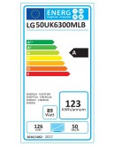 TV, LG 50UK6300MLB, 50" 4K UltraHD TV,3840 x 2160, DVB-T2/C/S2, Smart webOS 4.0,Ultra Surround,WiFi 802.11ac, 4К Active HDR, HDMI, Simplink,CI, LAN, WIDI, Miracast, DLNA< USB, Bluetooth, 2 Pole Stand, Black