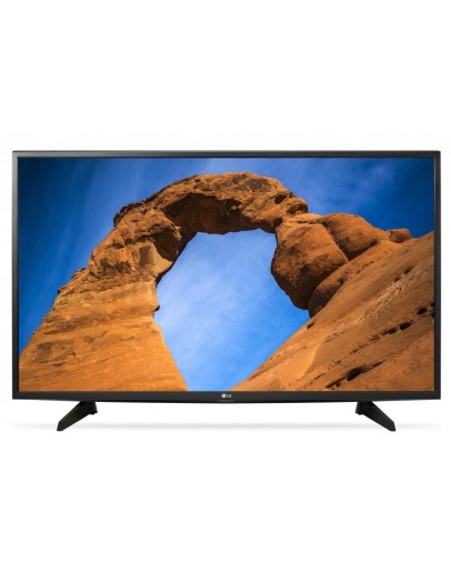 TV, LG 43LK5100PLA, 43" LED HD TV, 1920x1080, Dynamic Colour, Resolution Upscaler, DVB-T2/C/S2, HDMI, CI, LAN, USB, 2 Pole Stand, Black