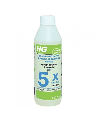 HG 146 shower & washbasin spray refill 5x / economical shower & washbasin spray refill