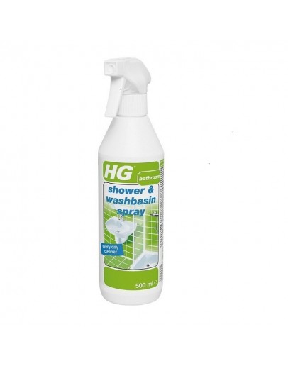 HG 147 shower & washbasin spray / safe shower cleaner for daily use